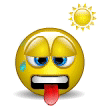 emoticon sediento